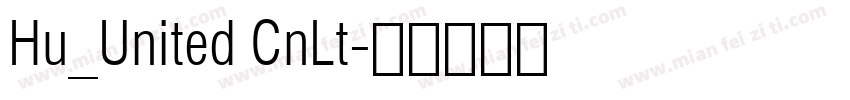 Hu_United CnLt字体转换